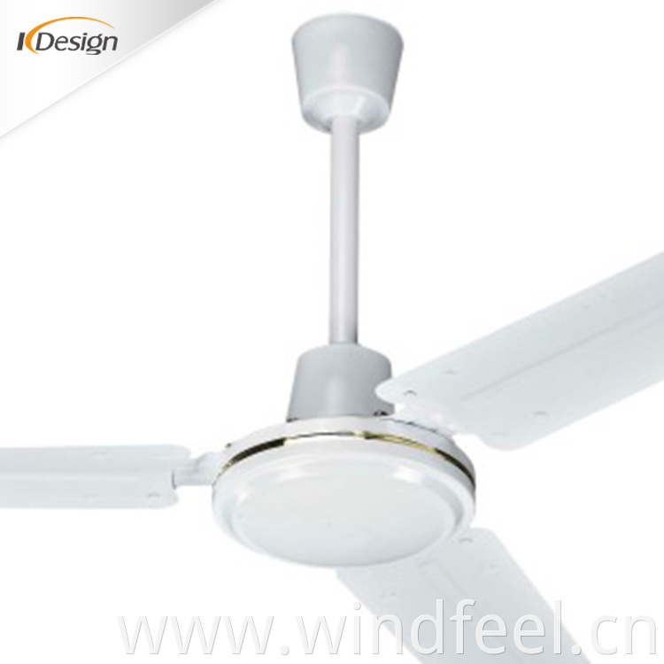 Foshan perfect noiseless three plastic blade silvery 3 blades office energy saving paddle ceiling fans